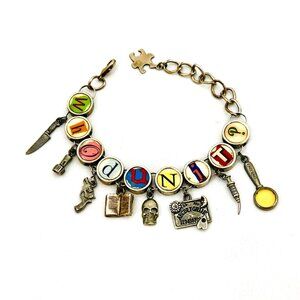 Murder Mystery Whodunit Bracelet with Detective Charms